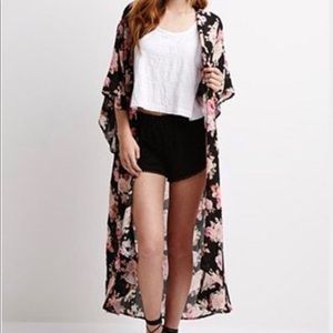 Floral Duster Kimono